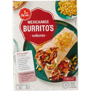 1 de Beste Mexicaanse burritos volkoren