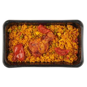 Mealmasters Paella met gebraden kipkluifje