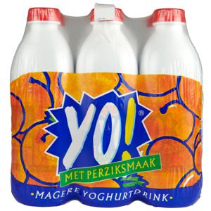 Yo! Drinkyoghurt perzik 6 pack