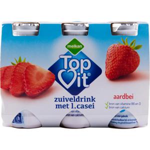 Melkan Zuiveldrink aardbei