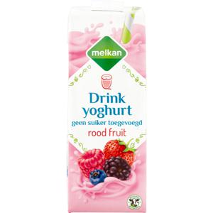 Melkan Drinkyoghurt rood fruit