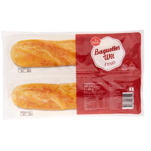 1 de Beste Baguettes wit 2 stuks