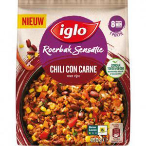 Iglo Roerbaksensatie chili con carne