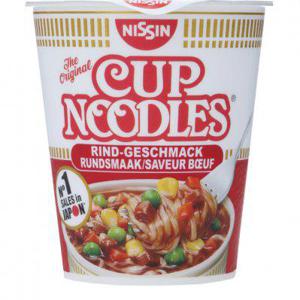 Nissin Cup noodles rund