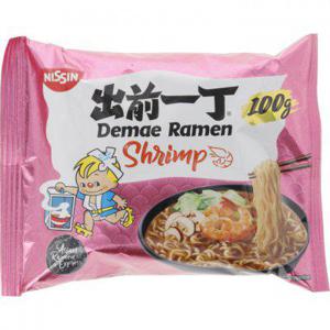 Nissin Demae ramen shrimp