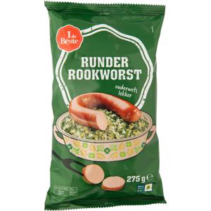 1 de Beste Rookworst rund