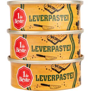 1 de Beste Leverpastei 3-pack