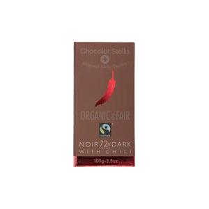 Chocolat Stella Pure chocolade 72% chili