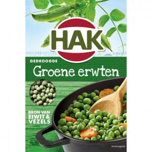 Hak Groene erwten gedroogd