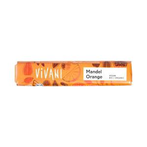 Vivani Vegan melkchocoladereepje sinaasappel amandel