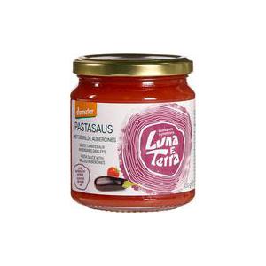 Luna e Terra Pastasaus met gegrilde aubergines