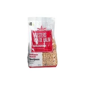 Meesters van de Halm Krokante muesli rozijnen