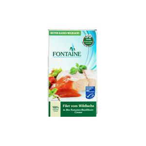 Fontaine Wilde zalm in tomatensaus