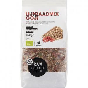 Raw Organic Food Lijnzaadmix goji