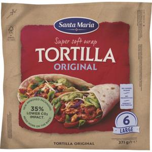 Santa Maria Tortilla wraps large