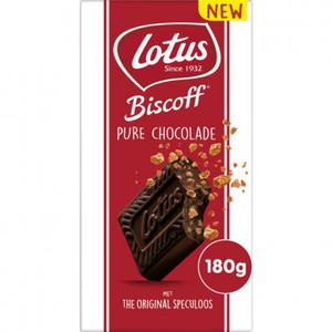 Lotus Puur chocolade speculoosstukjes