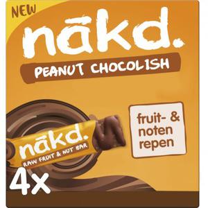 Nakd. Fruit- & notenrepen peanut chocolish