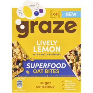 Graze Lively lemon superfood oat bites