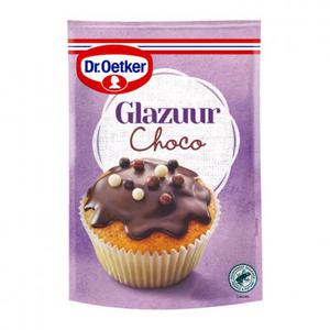 Dr. Oetker Glazuur choco cupcake taart versiering