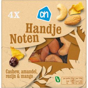 AH Handje noten cashew, amandel & rozijn