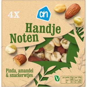 AH Handje noten pinda, amandel & snackerwt