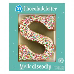 AH Chocoladeletter melk discodip