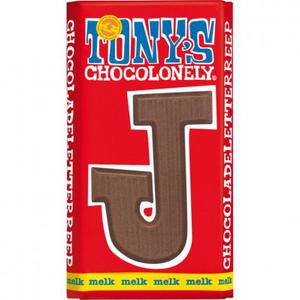 Tony's Chocolonely Letter melk J