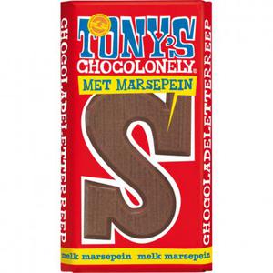 Tony's Chocolonely Letter melk met marsepein S