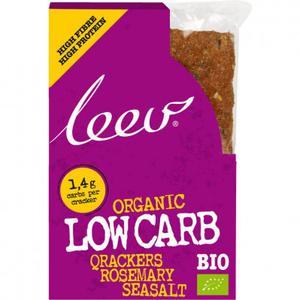 Leev Biologische low carb qrackers rozemarijn