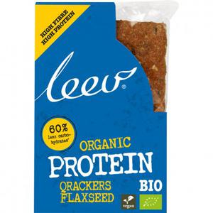 Leev Biologische low carb qrackers flaxseed