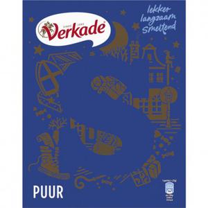 Verkade Chocoladeletter puur