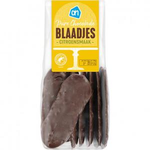 AH Chocolade blaadjes puur citroen