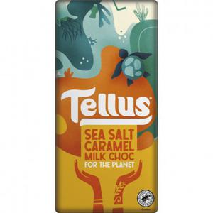 Tellus Caramel-seasalt chocolate for the planet