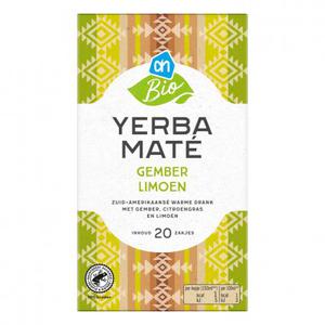 AH Biologisch Yerba mate gember limoen