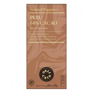 Delicata Reep pure chocolade Peru 64%