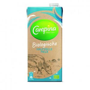 Campina Biologische houdbare halfvolle melk