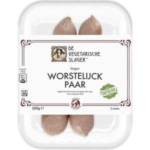 Vegetarische Slager Worstelijck paar