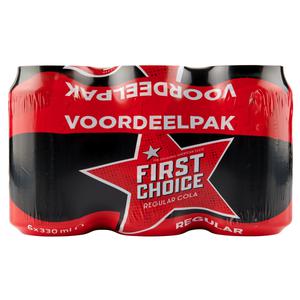 First Choice Cola Cola 6x33 cl