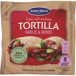 Santa Maria Tortilla garlic & herbs