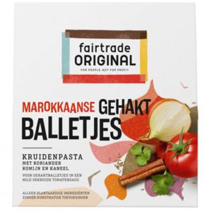 Fairtrade Original Marokkaanse gehaktballetjes paste