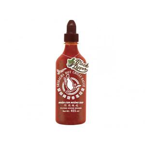 Flying Goose Srirachasaus zwarte peper 455 ml