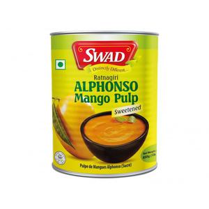 Swad Gezoete Alphonso Mango Pulp 850 GR