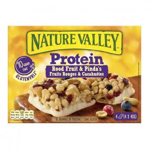 Nature Valley Protein rood fruit & pinda repen