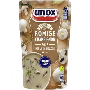 Unox Romige champignon soep met ui