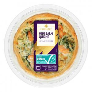 AH Excellent Mini quiche zalm spinazie