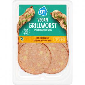 AH Vegan grillworst met kaas alternatief