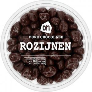 AH Chocoladerozijnen pure chocolade