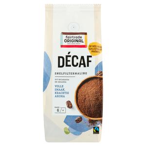 Fairtrade Filterkoffie decafe cafeinevrij