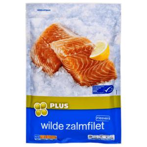 PLUS Wilde zalmfilet Doos zak 540 gram