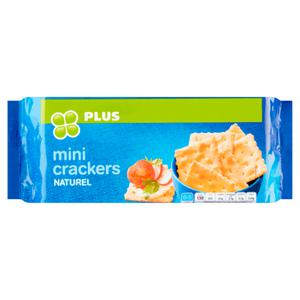 PLUS Mini crackers naturel Doos pak 250 gram